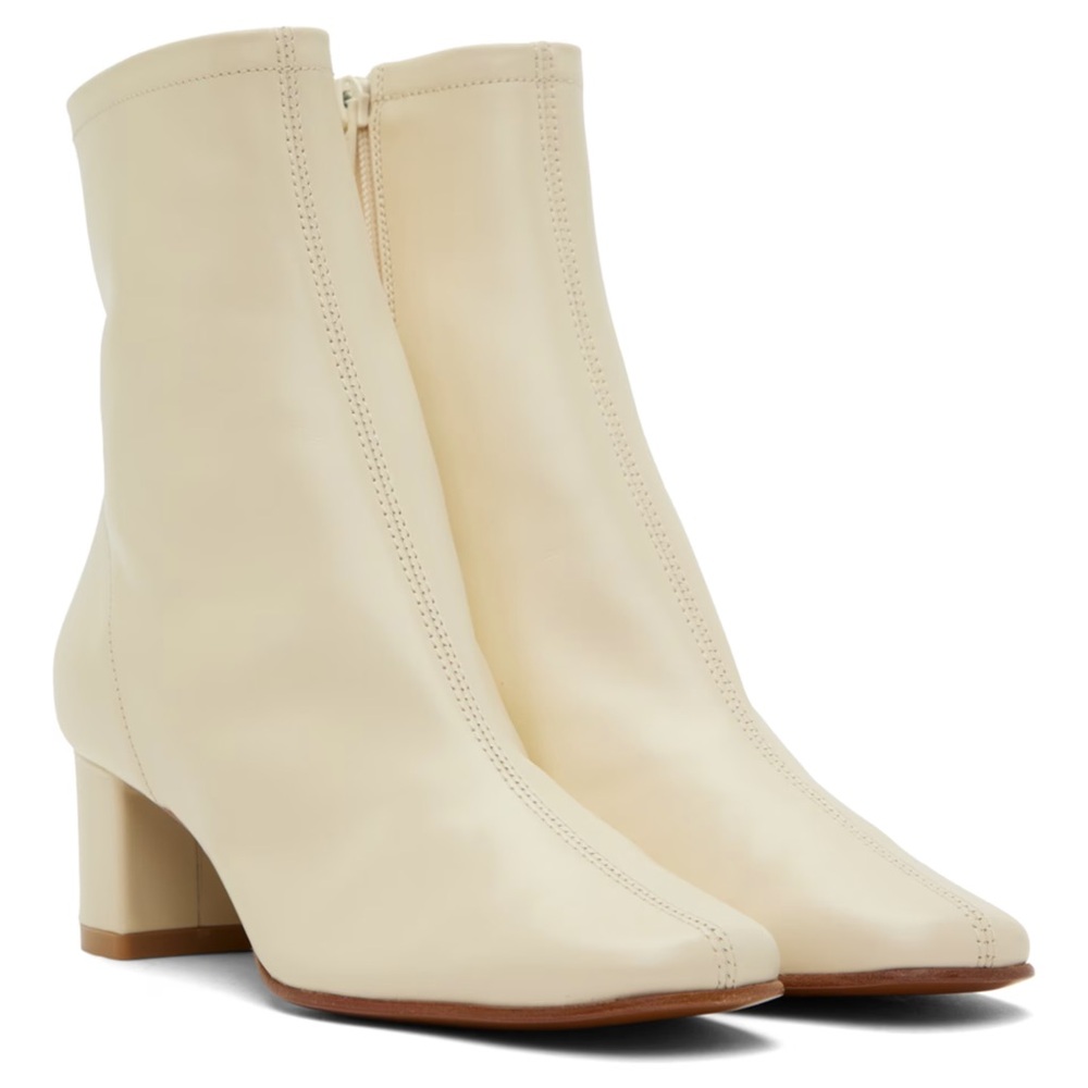 BY FAR Sofia Off-White Boots